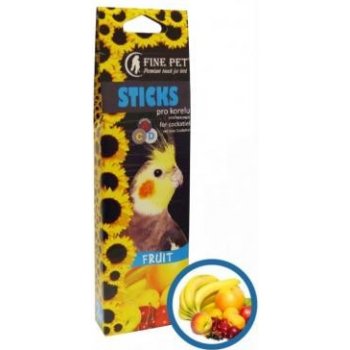 Lolo Pets Fine Pet Sticks tyčinky ovocné pro korely 110 g