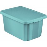 CURVER Essentials Box - Úložný box s víkem 45L Blue – Zboží Dáma