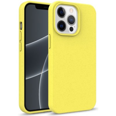 Pouzdro PROTEMIO 63996 ECO RUBBER Ochranný obal Apple i Phone 15 Pro Max žlutý