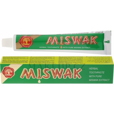 Dabur zubní pasta Miswak (z areky obecné) 100 ml – Zbozi.Blesk.cz