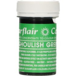 Sugarflair paste colour gelová barva zelená Ghoulish green 25 g