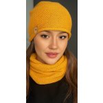 Fashionweek Dámský komplet čepice + nákrčník S3051 Hořčičný – Hledejceny.cz
