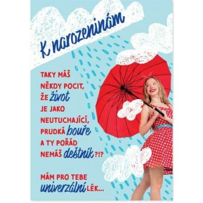 Albi Hrací přání k narozeninám - Univerzální lék – Hledejceny.cz