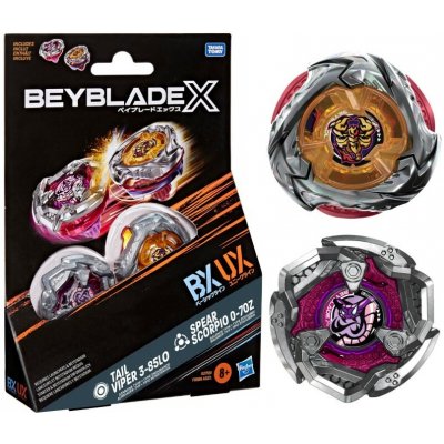 Beyblade X Tail Viper 385LO a Spear Scorpio 070Z – Hledejceny.cz