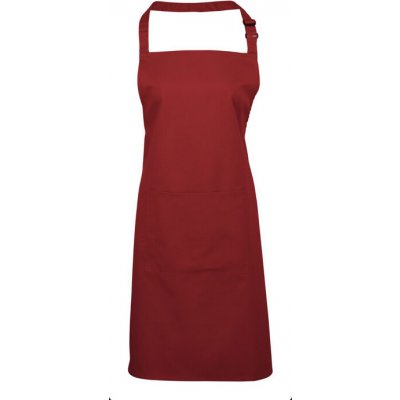 Cotton Classics Zástěra Colours lacl s kapsou burgundy – Hledejceny.cz