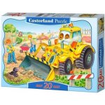 Castorland Buldozer 20 dílků – Hledejceny.cz