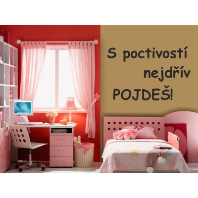 PokojovaDekorace.cz, Samolepka s textem - 05, Samolepky na zeď, 100x9cm – Sleviste.cz