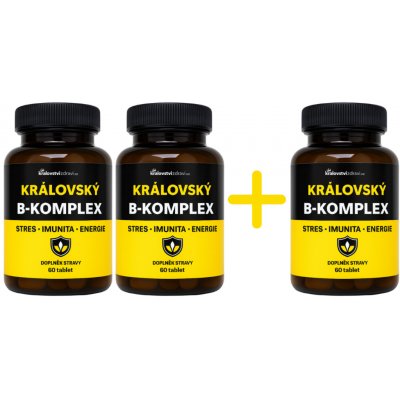 Královský B-Komplex + Kyselina listová 3 x 60 tablet – Hledejceny.cz