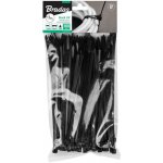 BRADAS BR-TS1146160B Pásky na vodiče UV BLACK, 4,6x160mm (100 ks) – Zbozi.Blesk.cz