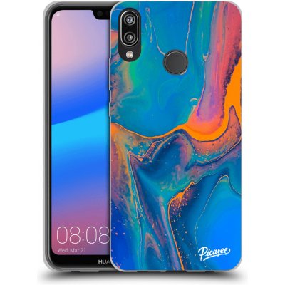 Pouzdro Picasee silikonové Huawei P20 Lite - Rainbow čiré – Zboží Mobilmania