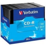 Verbatim CD-R 700MB 52x, Extra Protection, slim, 1ks (43347) – Hledejceny.cz