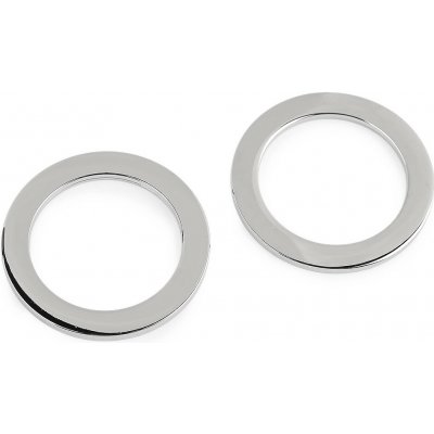 Nerezový kroužek na plavky, šaty a doplňky Ø45 mm; 52 mm plochý, malé, 3 (Ø52 mm) barva nikl – Hledejceny.cz