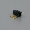Sada konektoru Faston 6.3 mm, 2 póly, černá - vidlice (samec)