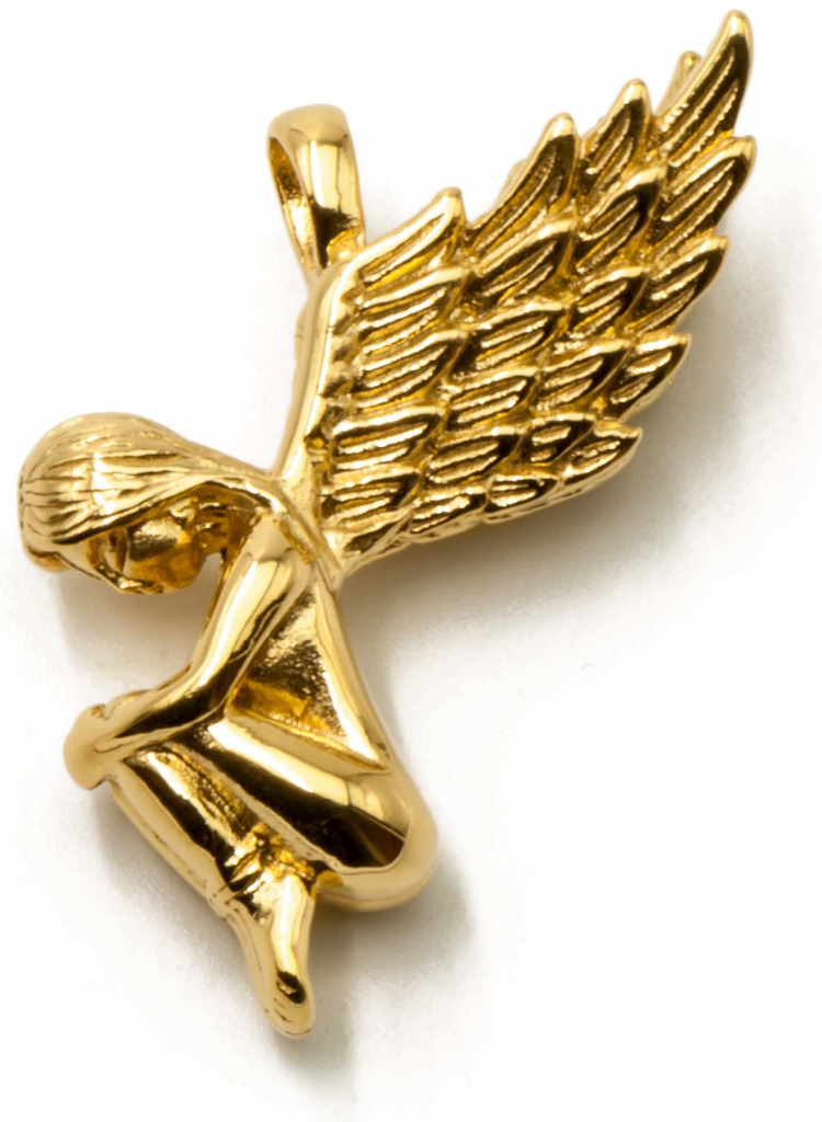 Nugatu 3D přívěsek svázaný anděl s roztaženými křídly ve zlaté barvě z  chirurgické oceli P00294 od 259 Kč - Heureka.cz
