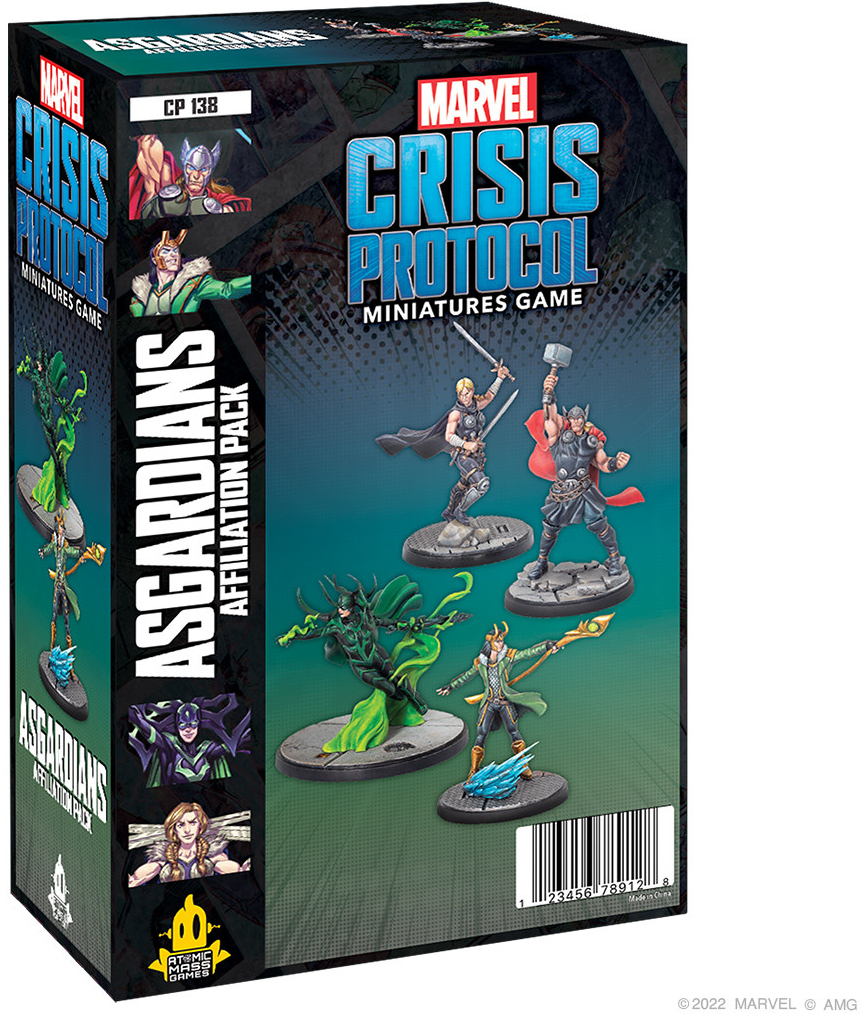 Atomic Mass Games Marvel Crisis Protocol Asgardians Affiliation Pack