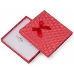 Šperky4U Velká krabička na soupravu šperků červené, bílé puntíky KR0187-R – Zboží Mobilmania