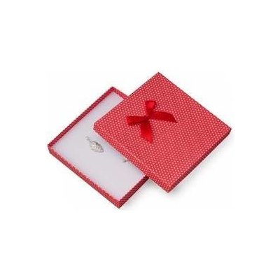Šperky4U Velká krabička na soupravu šperků červené, bílé puntíky KR0187-R – Zboží Mobilmania