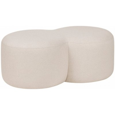 Noo.ma Béžový čalouněný taburet Umbo 88 x 55 cm – Hledejceny.cz