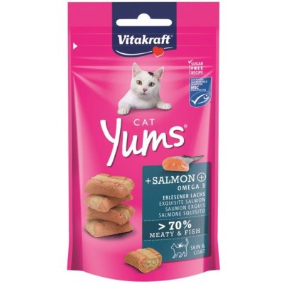 Vitakraft Cat Yums Losos Omega 3 40 g – Hledejceny.cz