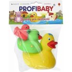 PROFIBABY Dudlu Baby kačenky barevné do vody set 3ks pro miminko – Zboží Mobilmania