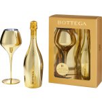 Bottega Gold Prosecco Spumante Brut DOC 11% 0,75 l (dárkové balení 1 sklenice) – Hledejceny.cz