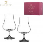 Diamante Sklenice na rum brandy Auris přátelská souprava 2 x 240 ml – Zbozi.Blesk.cz