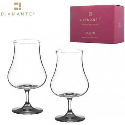 Diamante Sklenice na rum brandy Auris přátelská souprava 2 x 240 ml – Zbozi.Blesk.cz