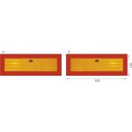 Reflexní tabule TW-P2 / RR 101-01W-71 (2 ks) – Hledejceny.cz