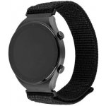 FIXED Nylon Sporty Strap nylonový řemínek 22mm Quick Release pro smartwatch černý FIXNST2-22MM-BK – Zboží Živě