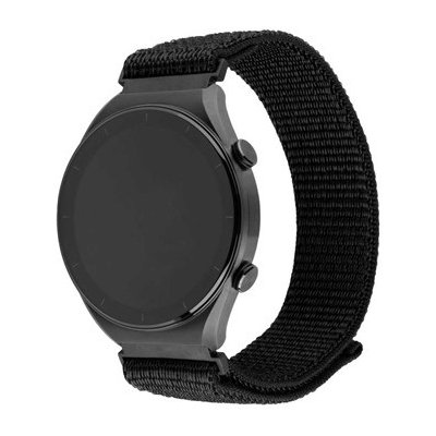 FIXED Nylon Sporty Strap nylonový řemínek 22mm Quick Release pro smartwatch černý FIXNST2-22MM-BK – Zboží Živě
