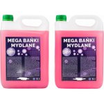 MEGA FUN Tekutina pro velké i malé mýdlové bubliny 10 litrů + 3 TYČINKY – Zboží Dáma