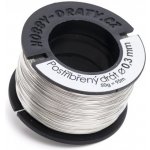 Hobby dráty manumi Postříbřený drát 0,3/50g – Zboží Dáma