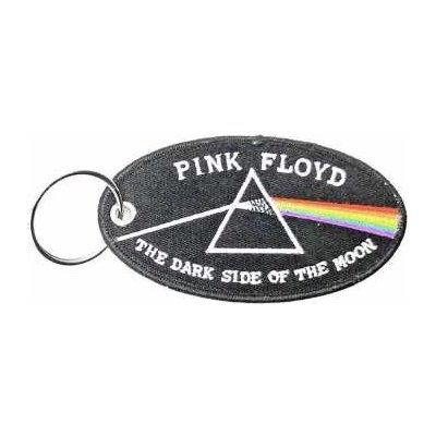 Přívěsek na klíče Dark Side Of The Moon Oval Black Border – Zboží Mobilmania