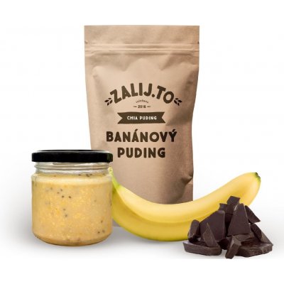 ZalijTo Banánový chia puding 30 g – Zboží Dáma