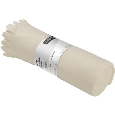 James & Nicholson Deka JN 957 s třásněmi, fleecová COT02095704799-off white UNI Bílá špinavá – Zboží Dáma