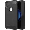 Pouzdro a kryt na mobilní telefon Apple Pouzdro Forcell Carbon Apple Iphone XS černé