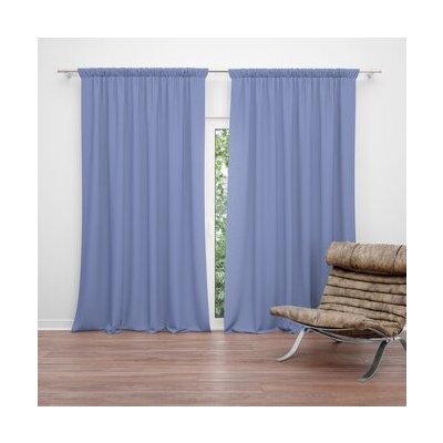 Sablio Závěs Fialově modrá: 2ks 140x250cm – Hledejceny.cz