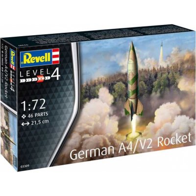 Revell Model Kit raketa V2 Vergeltungswaffe 2 A4 Plastic 03309 1:72 – Hledejceny.cz
