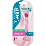 Gillette Venus Smooth Sensitive + 2 ks hlavic – Hledejceny.cz