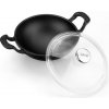 Pekáč a zapékací mísa LAVA Metal Litinový wok 16 cm černý matný