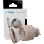 Shelly Wave Outdoor Plug S LR Mocha vnější zásuvka s měřením spotřeby (Z-Wave Long Range) SHELLY-WAVE-OTDR-PLUG-S-LR-MOCHA – Zboží Živě
