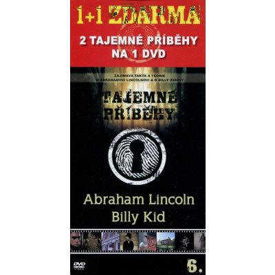 Tajemné příběhy - Abraham Lincoln, Billy Kid DVD – Hledejceny.cz