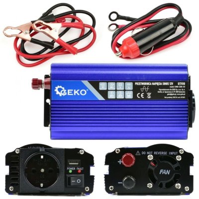 GEKO 12/230V 300W/600W, čistá sinusovka G17010 | Zboží Auto
