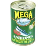 Mega Sardinky v rajčatové omáčce 155 g – Zboží Mobilmania