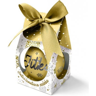 Nekupto Vánoční koule se jménem Jitka svítící skleněná 5,8 cm – Zboží Dáma