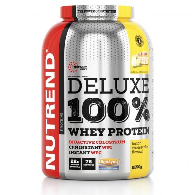 NUTREND DELUXE 100% Whey Protein 2250 g – Zboží Mobilmania