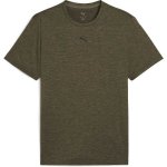 Puma TAD ESSENTIALS HEATHER CAT TEE Pánské triko khaki – Hledejceny.cz