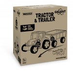 Wader Traktor Gigant s vlekem plast 102 cm – Hledejceny.cz