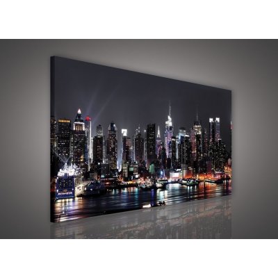 Postershop Obraz na plátně: Noční New York (2) - 75x100 cm – Zboží Mobilmania