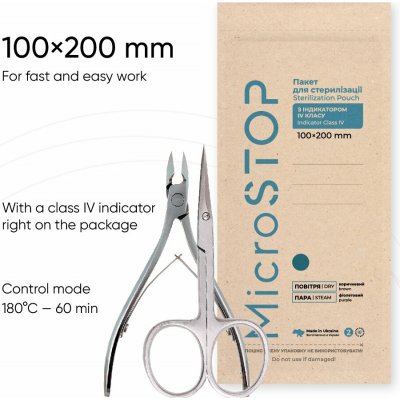 Microstop Sterilizační-kraftové sáčky ECO 100x200mm – Hledejceny.cz